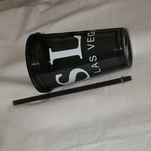SLS 16oz plastic cup with lid and straw This is a collectable.